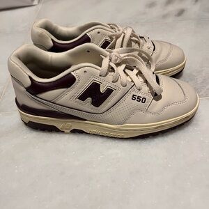 New Balance 550 Aimee Leon Dore burgundy/cream